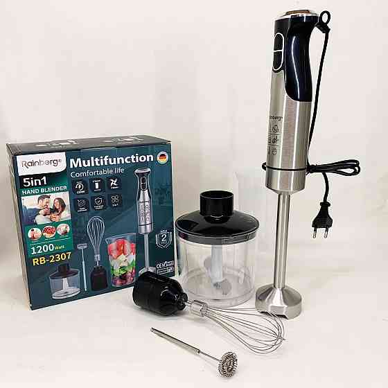 Блендер настільний електричний, Занурювальний кухонний блендер з ємністю з легким керуванням ZH-87 Івано-Франківськ