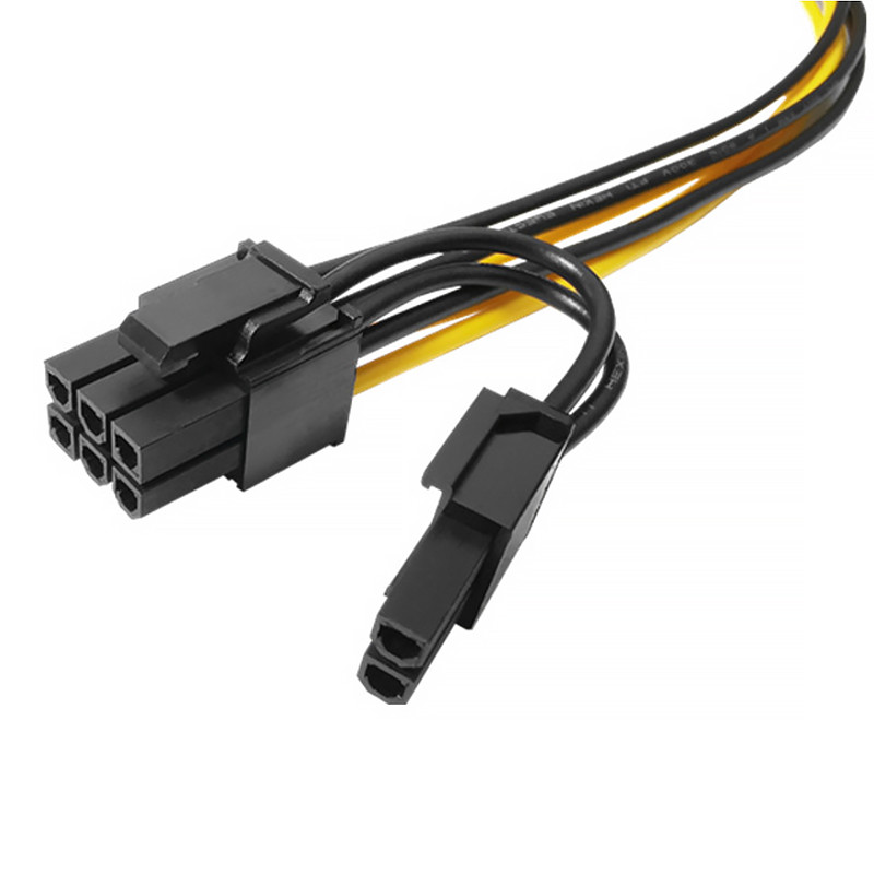 Кабель живлення для відеокарти ATX 6pin на 8pin, M/M 50см Вінниця - фото 3