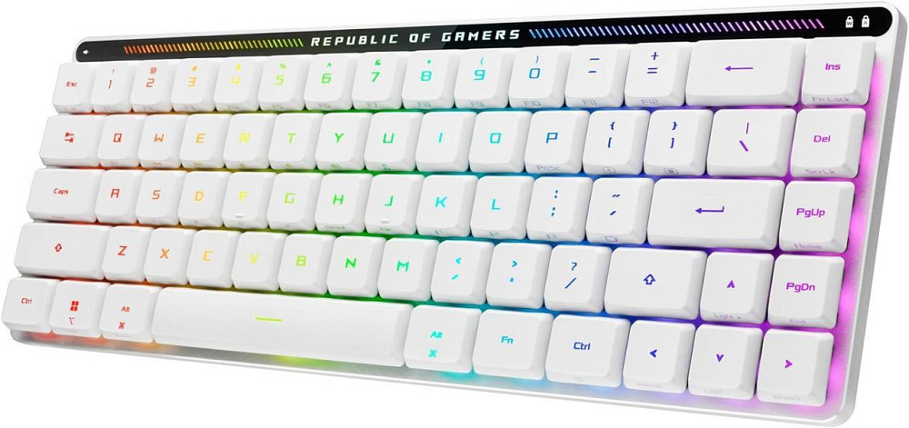 Клавіатура бездротова Asus ROG Falchion RGB WL BT White (90MP03EC-BKMA10) ( 15180 ) Харьков - изображение 4
