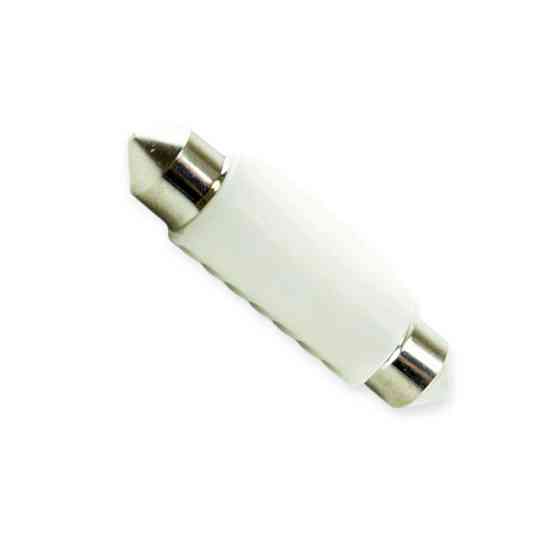 Автоламп AC лазер. 12-10 біла 2*3030 41мм у керам. матовому корпусі світлодіодна Мукачево