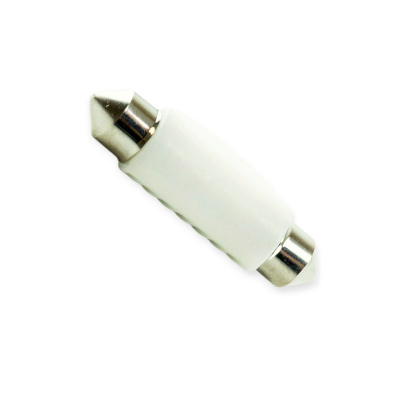 Автоламп AC лазер. 12-10 біла 2*3030 41мм у керам. матовому корпусі світлодіодна Мукачево - фото 1