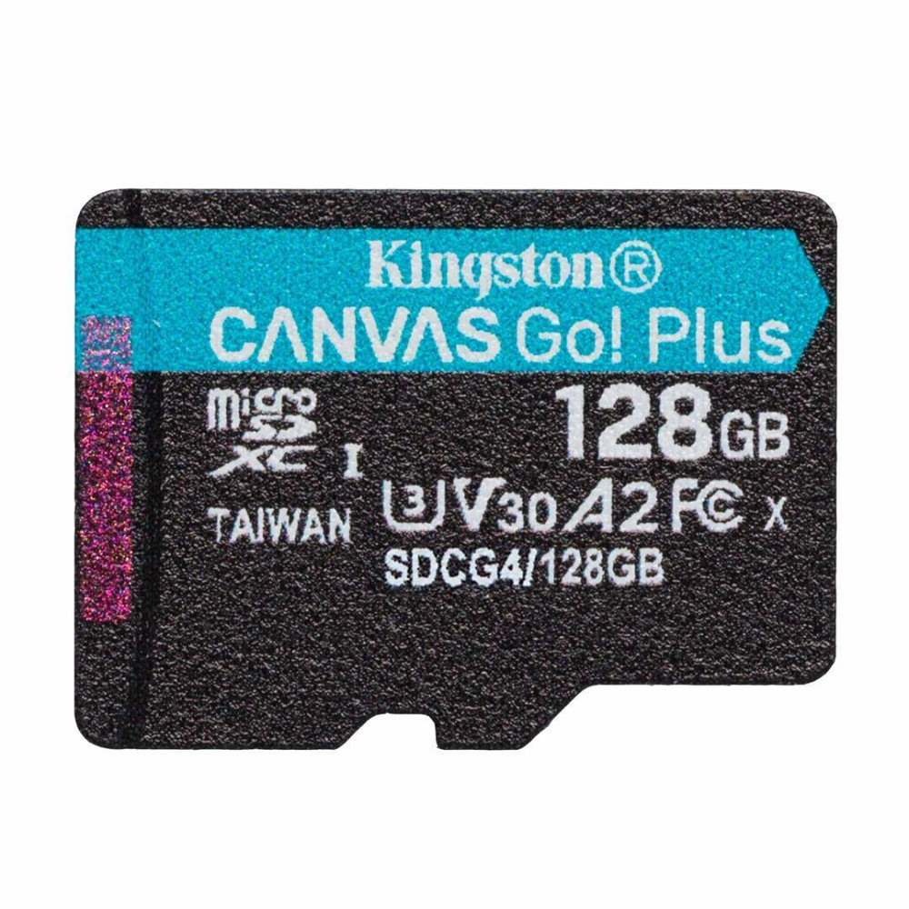 Картка пам'яті MicroSDXC 128 GB UHS-I/U3 Class 10 Kingston Canvas Go! Plus R200/W200MB/s (SDCG4/128GBSP) Харьков - изображение 1
