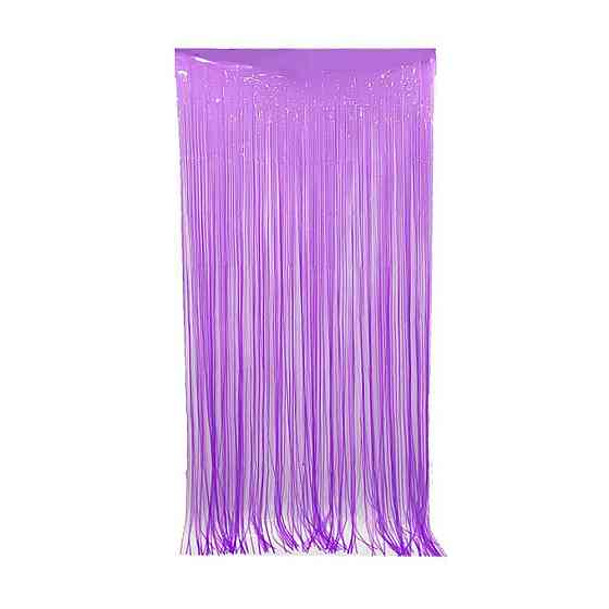 Дощик для фотозони флуоресцентний неоновий 2 м на 1 м бузковий Київ