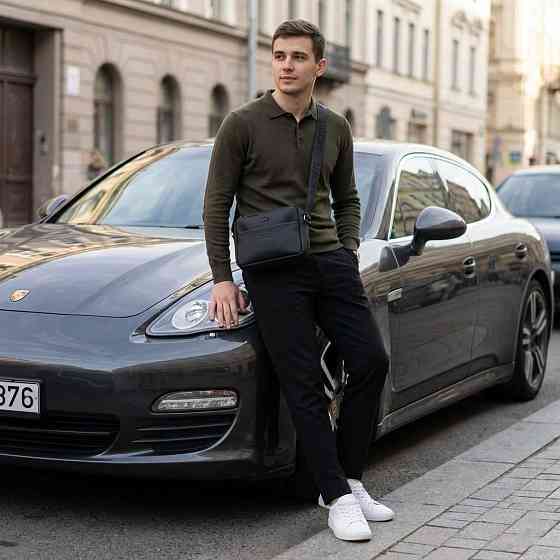 Чоловіча барсетка, сумка на плече Lacoste (82413) Київ
