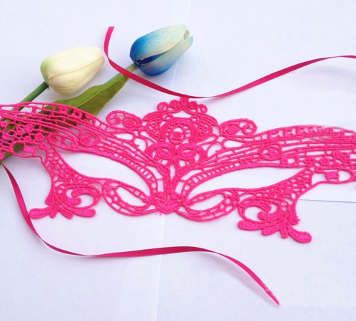 Маска маскаранданя жіноча рожева Київ - фото 1