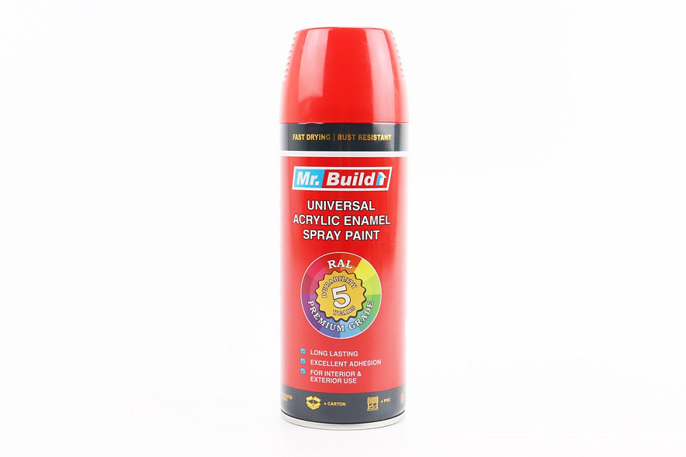 Фарба акрилова №04 "ЧЕРВОНИЙ ГЛЯНЦЕВИЙ", Аерозоль 400ml Київ - фото 1