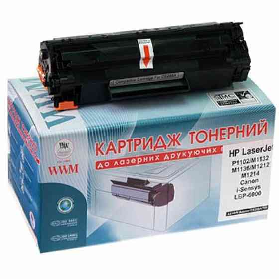 Картридж WWM для HP LJ P1102/1102w (LC48N) Винница