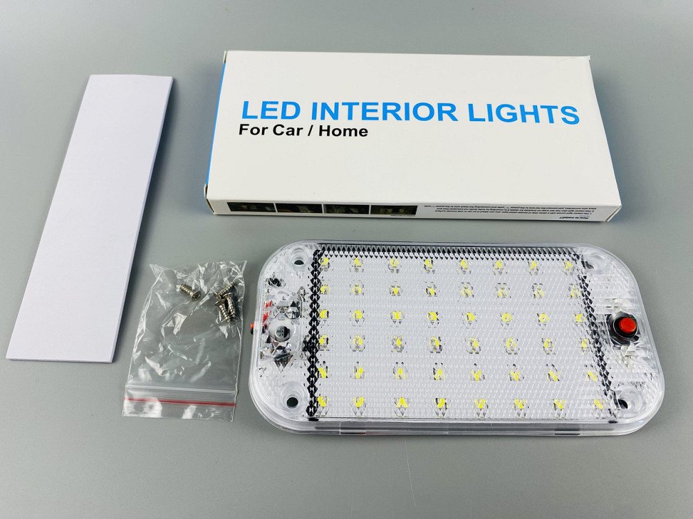 Лампа LED освітлення салону; 12-24 В; вимикач на лампі; 150 мм x 75 мм x 12 мм. Мукачево - фото 7