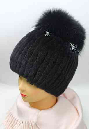 Шапка меховая женская бон Джина Rex Черный Харьков