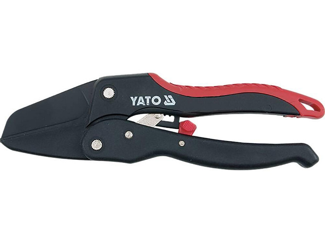 Секатор наковальний з храповим механізмом "YATO" Стрий - фото 1