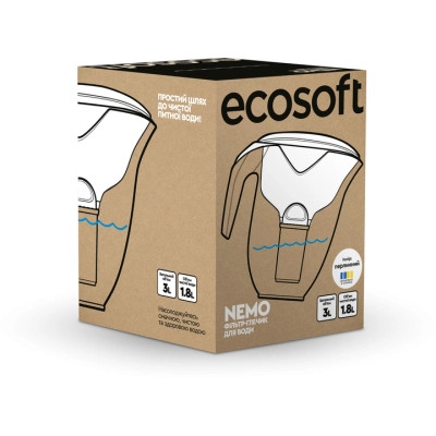 Фильтр-кувшин Ecosoft НЕМО перлинний 3л (4820056807097) Винница - изображение 7