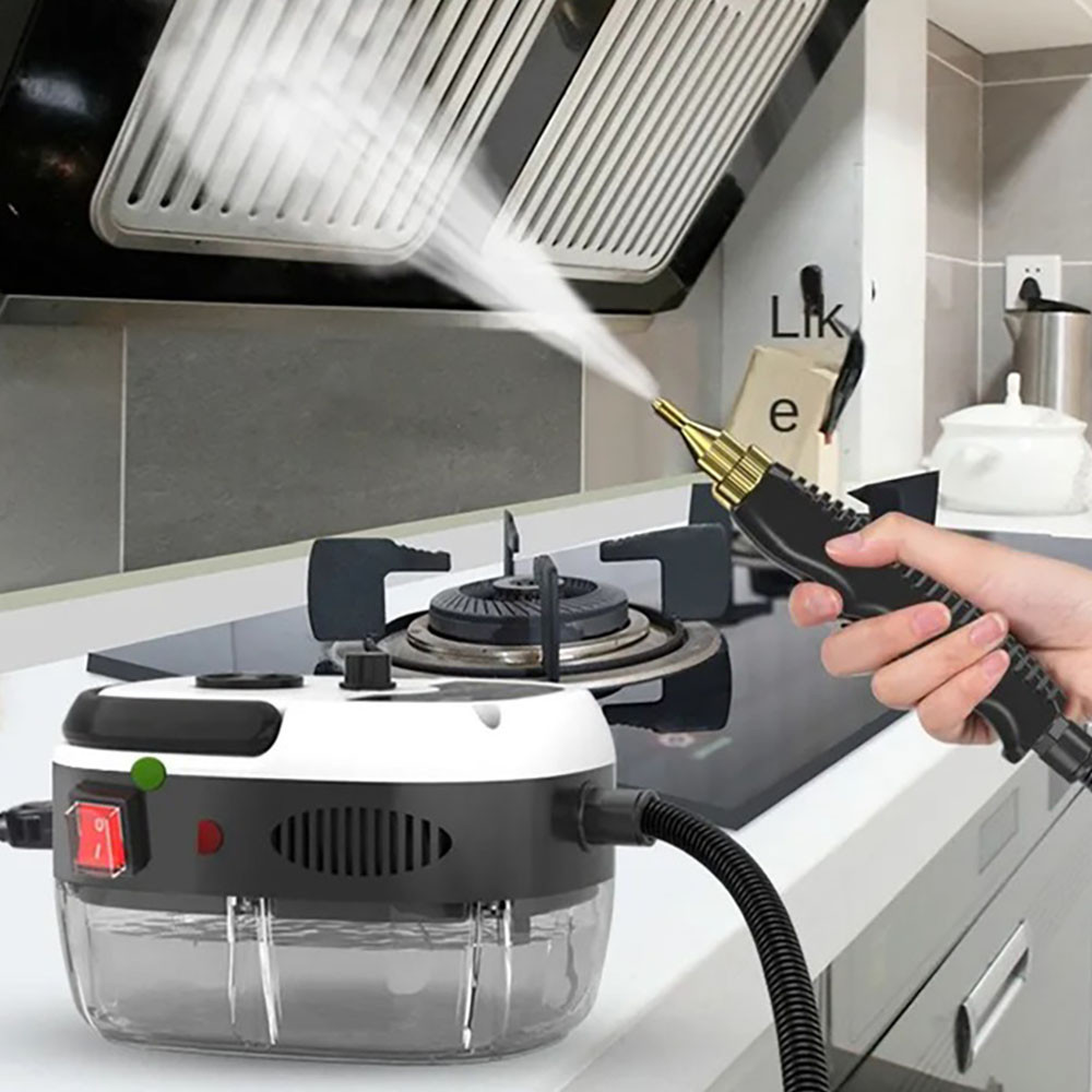 Портативный пароочиститель для дома,2500Вт,1л + 7 насадок SBR Киев - изображение 3