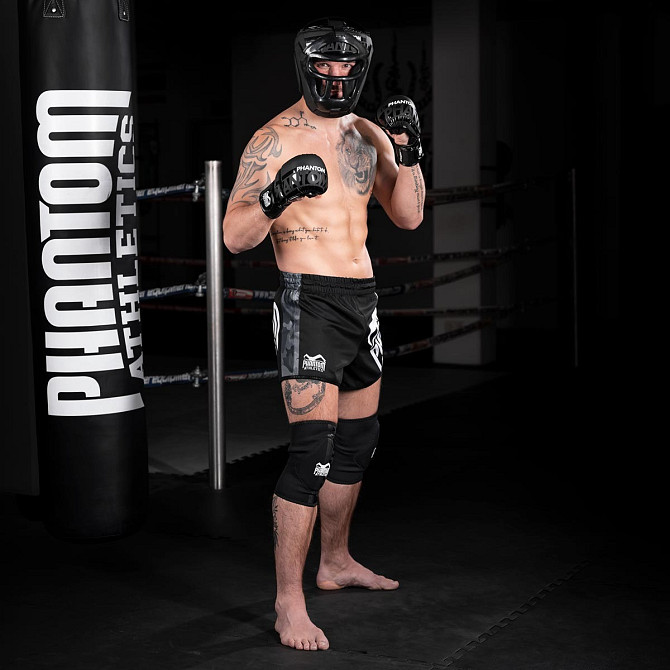 Боксерський шолом Phantom APEX Cage Black (капа в подарунок) Кам'янське - фото 8