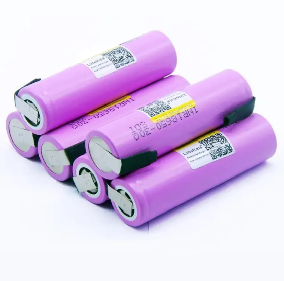 Аккумулятор высокотоковый LiitoKala Li-ion 18650 3000mAh 3,7V (INR18650-30Q) 20A Сиреневый Винница