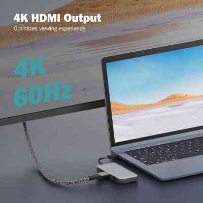 Порт-реплікатор Digitus USB-C &gt; HDMI/2xUSB-A/USB-C/SD/MicroSD/RJ54 (DA-70914) Вінниця