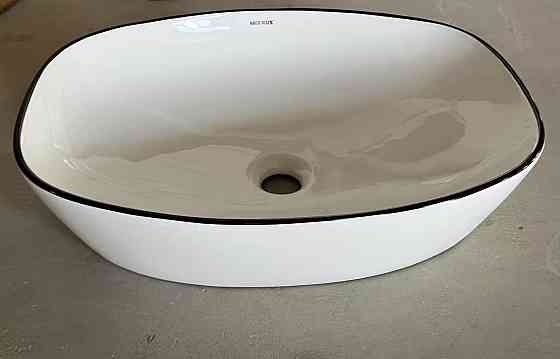Раковина накладна Mixxus Premium DIVERSE-0109 EDGE BLACK 500х380х140mm   ( MP6549 ) 28197 Харків
