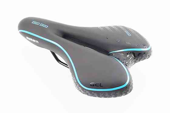 Сидіння MTB 270x160мм, чорно-синє "GEL" SD-523 Київ