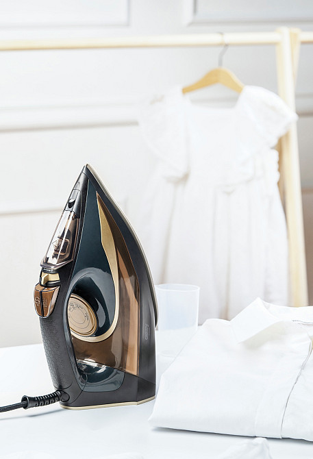 Праска Camry CR 5036 black-gold 3400Вт/ 360 мл/ кераміка/ ''Крапля-стоп''/автовимкнення/ чорна Вінниця - фото 10