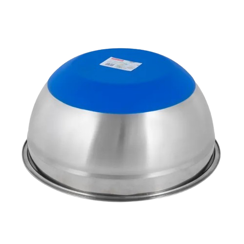 Миска d26*12cм нержавіюча сталь пластикова кришка з антиковзаючим дном 4350 KAMILLE Житомир - фото 4