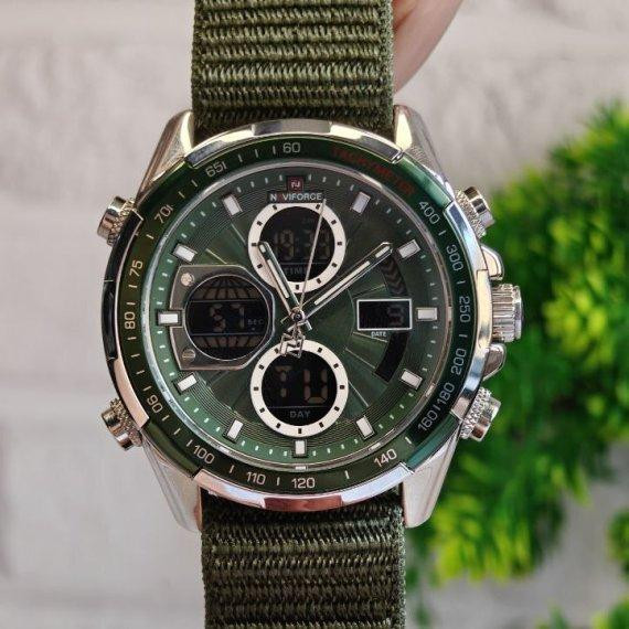 Годинник чоловічий тактичні Naviforce Fly Army Hook Green (2 ремінці) Вінниця - фото 6