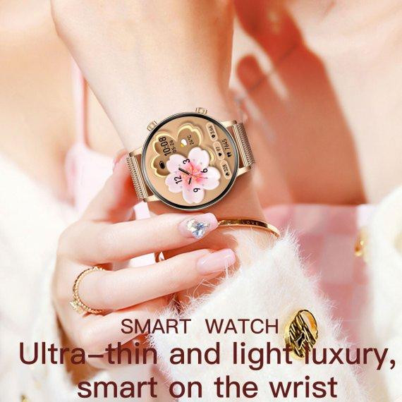 Годинник розумний наручний Smart Flower X Gold (2 ремінці) Вінниця - фото 9