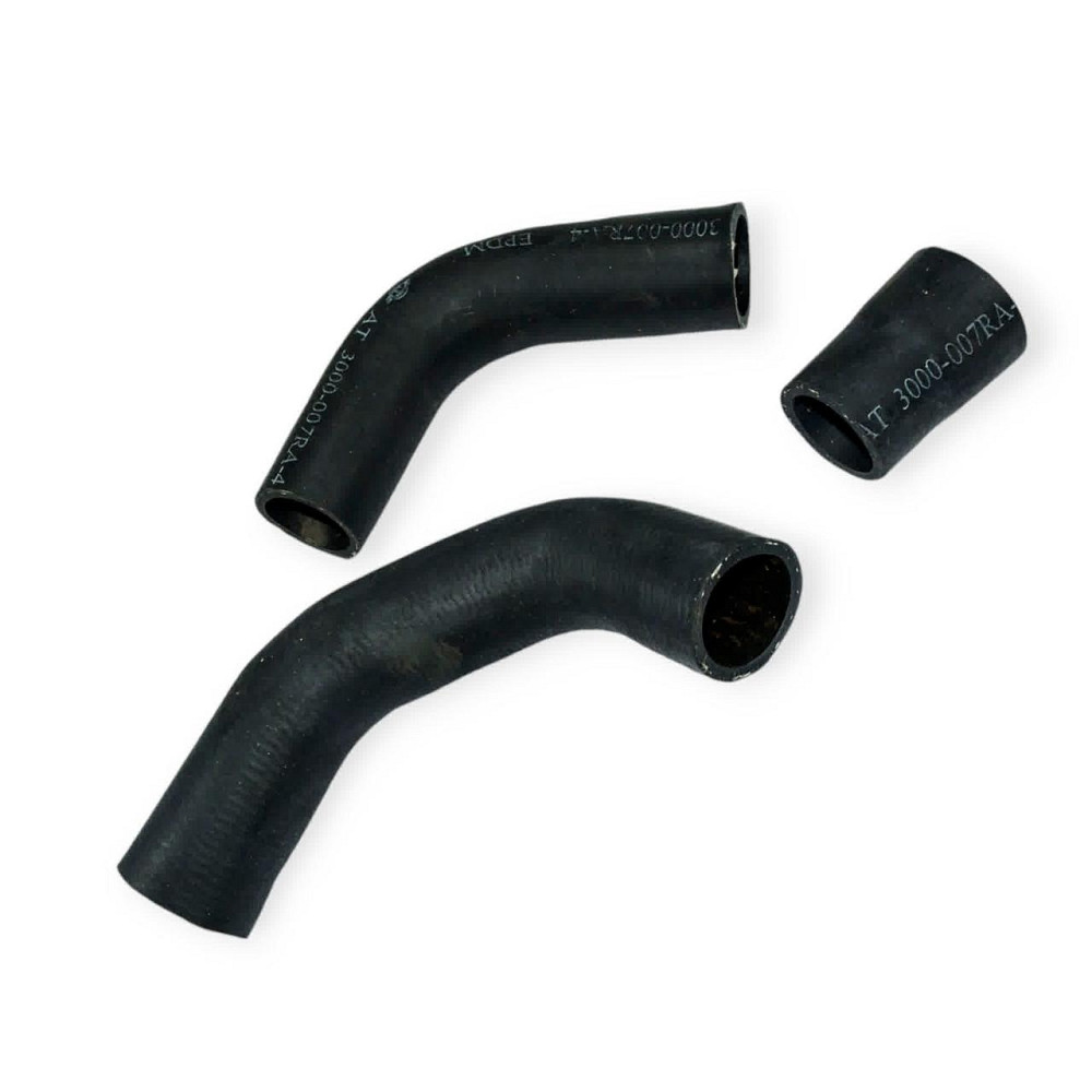 Патрубок 2105 медн. (AT) + хомути радіатора Мукачево - фото 1