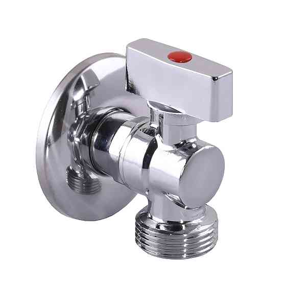 Кран шаровый угловой для стиральной машины SOLOMON 1/2″х3/4″ A7172 (000000702) Киев