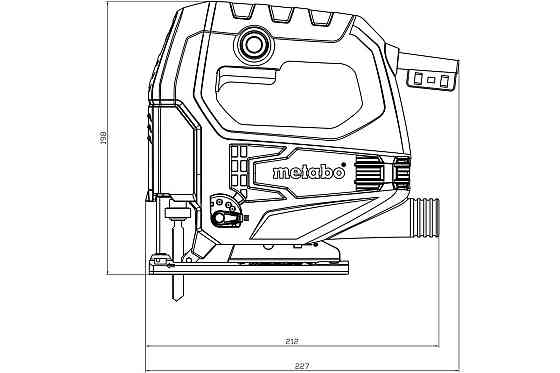 Електролобзик Metabo STEB 65 Quick 450 Вт (601030000) Коломия