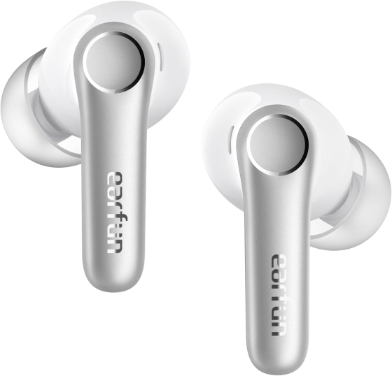 Бездротові навушники EarFun Air Pro 4 White TWS Bluetooth 5.4 з адаптивним ANC, Hi-Res Audio та вологозахистом Київ