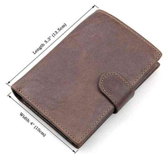 Портмоне мужское Vintage 14404 Коричневое Киев