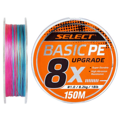 Шнур Select Basic PE 8x 150m Multi Color 1.0/0.14mm 18lb/8.2kg (1870.31.44) Вінниця - фото 1
