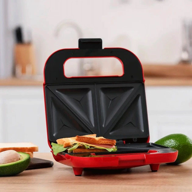 Ребриста бутербродниця MAGIO, Електрична сендвічниця-бутербродниця, Електрична сендвічниця XS-70 Львів - фото 10