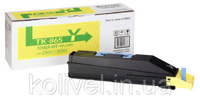 Kyocera TK-865Y - оригинальный тонер картридж, 1T02JZAEU0 Киев - изображение 1