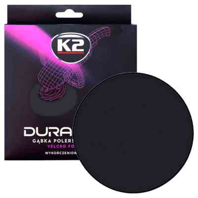 Губка для мытья K2 з липучкою для полірування, чорна (фінішна) (L614) Винница