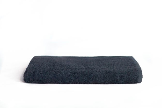 Полотенце однотонное Ideal Textile 50х90 см 400 г/м2 (56860914) Графітовий Черновцы - изображение 1