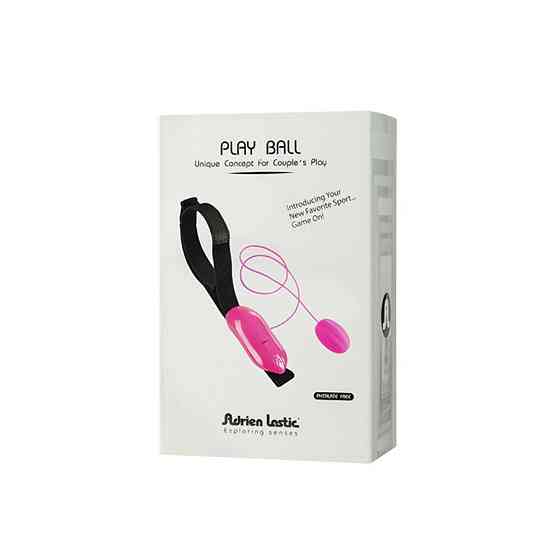 Виброяйцо Adrien Lastic Playball для стимуляции точки А, с турборежимом, крепление к ноге Sex Aura Киев