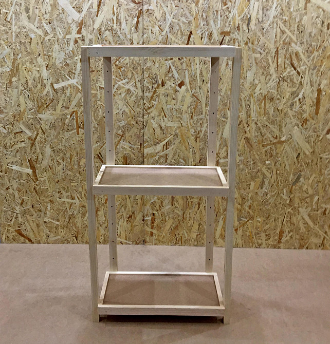 Етажерка розбірна "Честер" 3 полиці 30х60х130 Миколаїв - фото 5