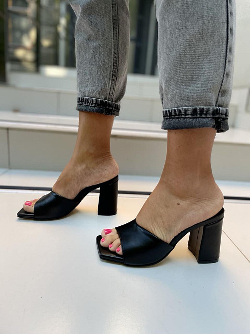 ARLEN Шльопанці жіночі ARLEN Ш-Амина чорні (літо, шкіра натуральна) (4878) Коломия - фото 10