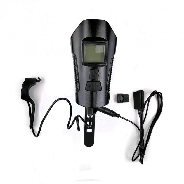 Велосипедний передній ліхтар фара FY-317 з сигналом та велокомп'ютером Вінниця - фото 3