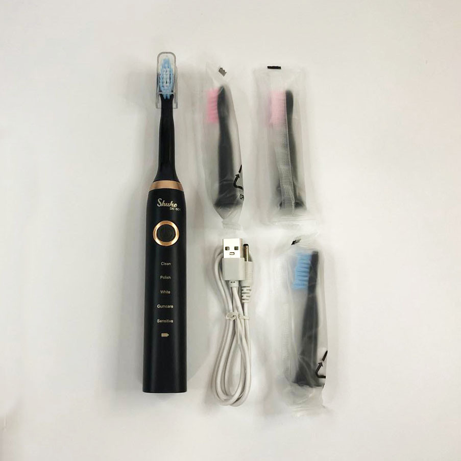 Зубная электрическая щетка для двоих Shuke, Зубная щетка на батарейках для детей Звуковая XD-42 Львов - изображение 4