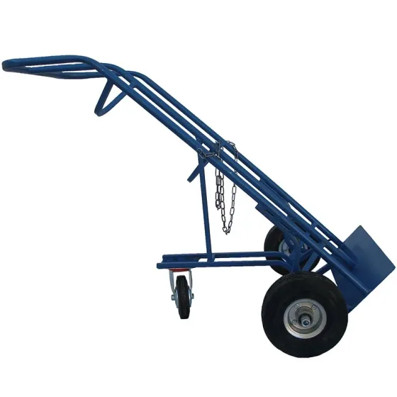 Візок для 2 балонів з опорним колесом ТКО2-250 до 250 кг Харків