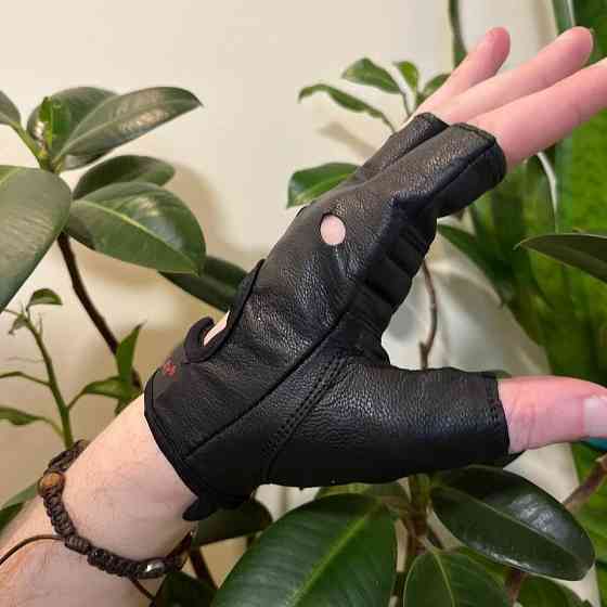 Рукавички спортивні для фітнесу та тренувань у залі чорні PowerPlay 1572 розмір М Київ