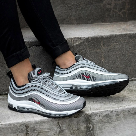 Мужские Кроссовки Nike 97 Серые Найк с Рефлективом (размеры: 43,44) Видео Обзор Днепр