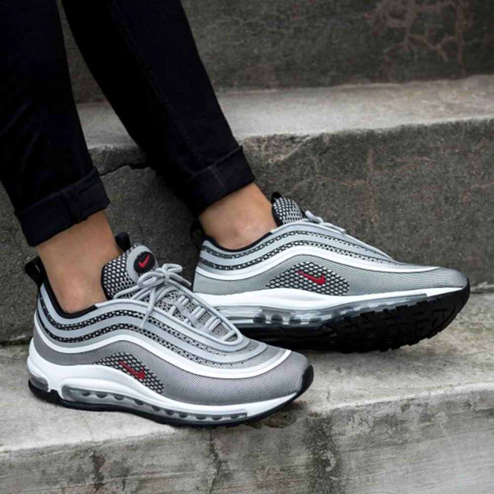 Мужские Кроссовки Nike 97 Серые Найк с Рефлективом (размеры: 43,44) Видео Обзор Днепр - изображение 6