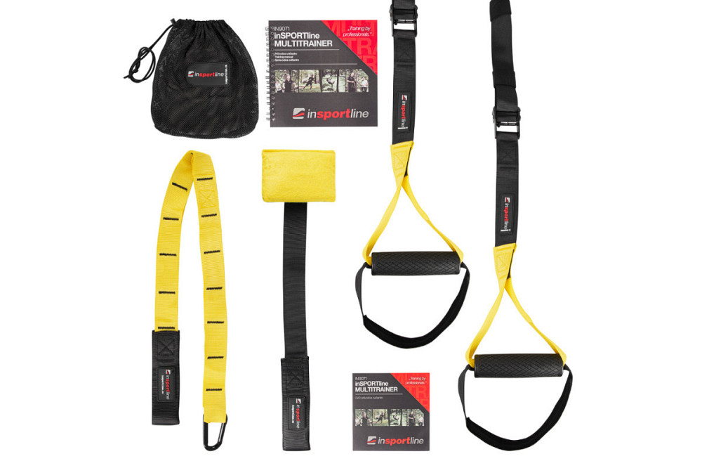 Підвісна система для силових тренувань inSPORTline MultiTrainer, жовтий Київ - фото 1
