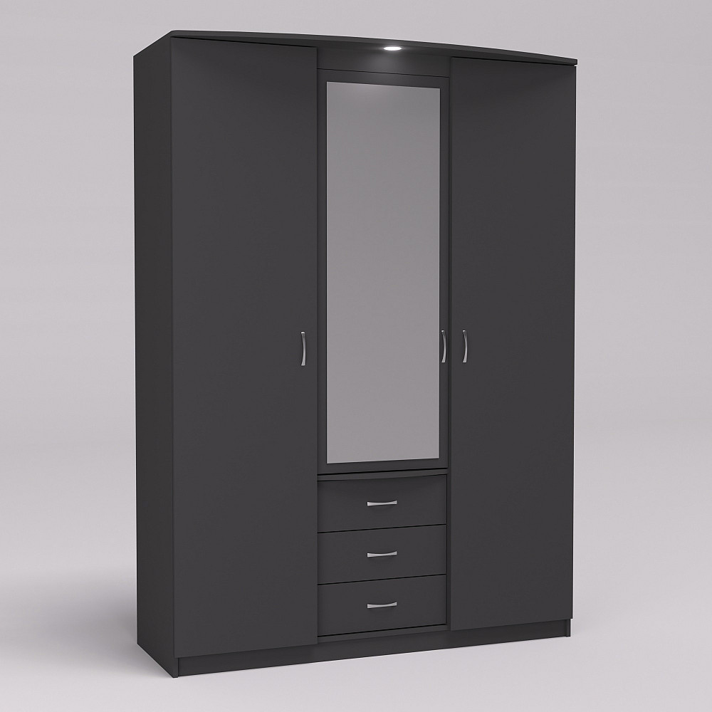 Шкаф Диана, Антрацит, 1500х650х2100 Львов - изображение 2