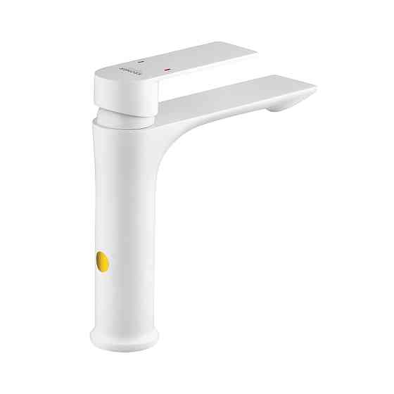 Змішувач для раковини Kroner KRP Jena — W010 білий мат Київ