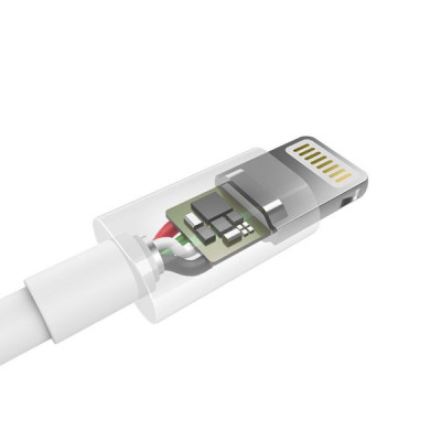 Дата кабель USB 2.0 AM to Lightning 1.8m 2.1A MFI White Choetech (IP0027-WH) Вінниця - фото 10