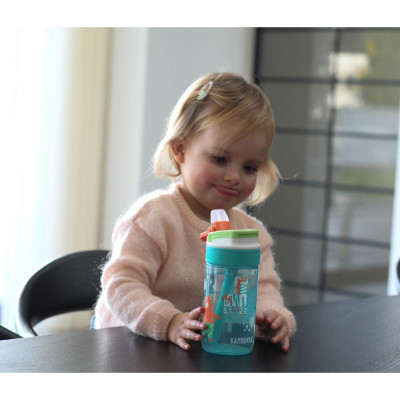 Пляшка для води Kambukka Lagoon kids Disco Zoo 400 мл помаранчева (11-04058) Вінниця - фото 9