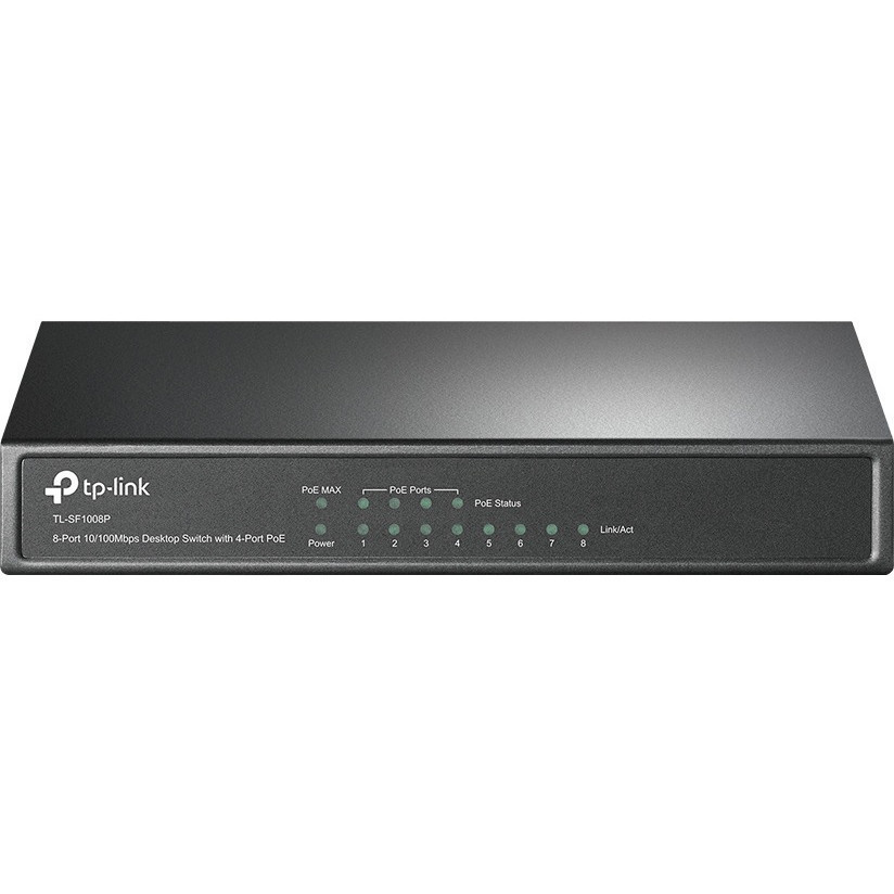 Комутатор TP-Link TL-SF1008P (4xFE, 4xPoE, Max PoE 57W) Ні Харків - фото 1